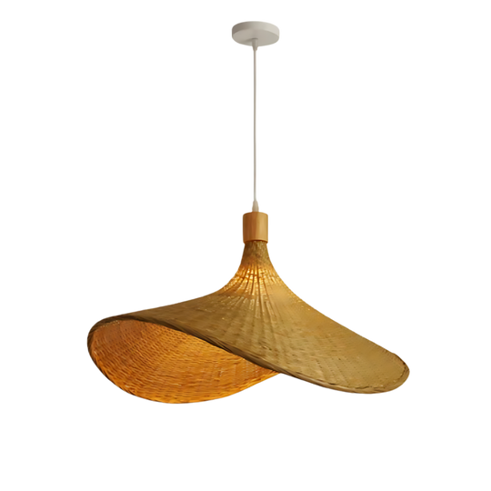 Rustic Raphia Charm Rattan Light