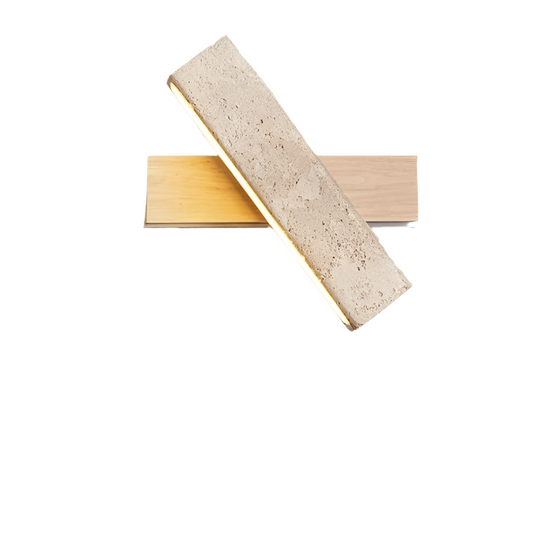 Travertine Wood Rotatable LED Wall Light