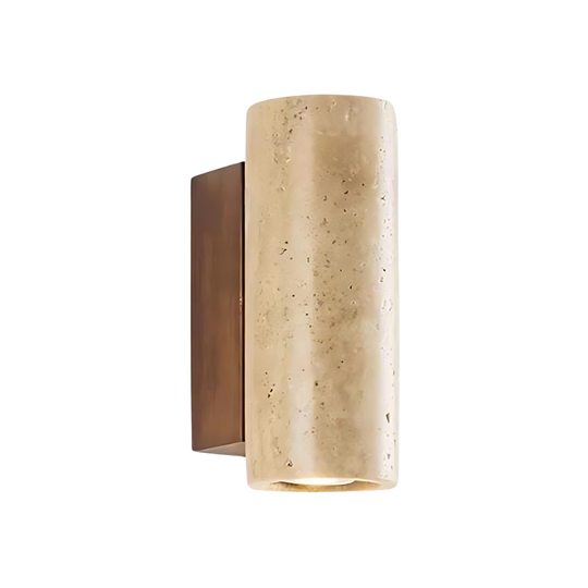 Wabi-Sabi Aura Travertine Wall Light