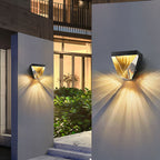 Waterproof Diamond Shape Metal Crystal IP65 Waterproof Outdoor Wall Light
