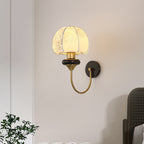 Traditional Pattern Fabric Wall Light