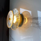 Round Crystal Wall Light
