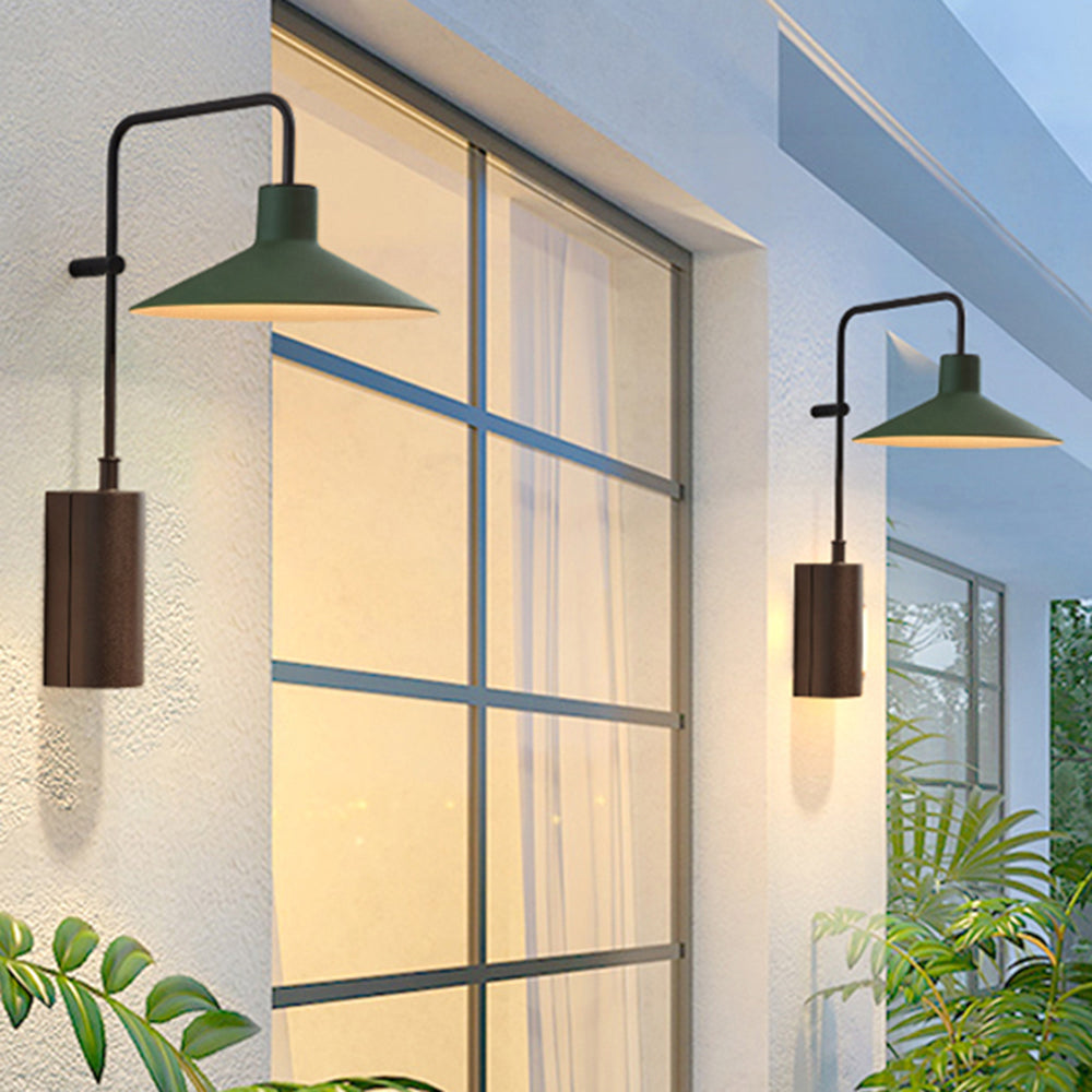 Carins Modern Minimalist Wide Cone Shape IP65 WaterProof Outdoor Light