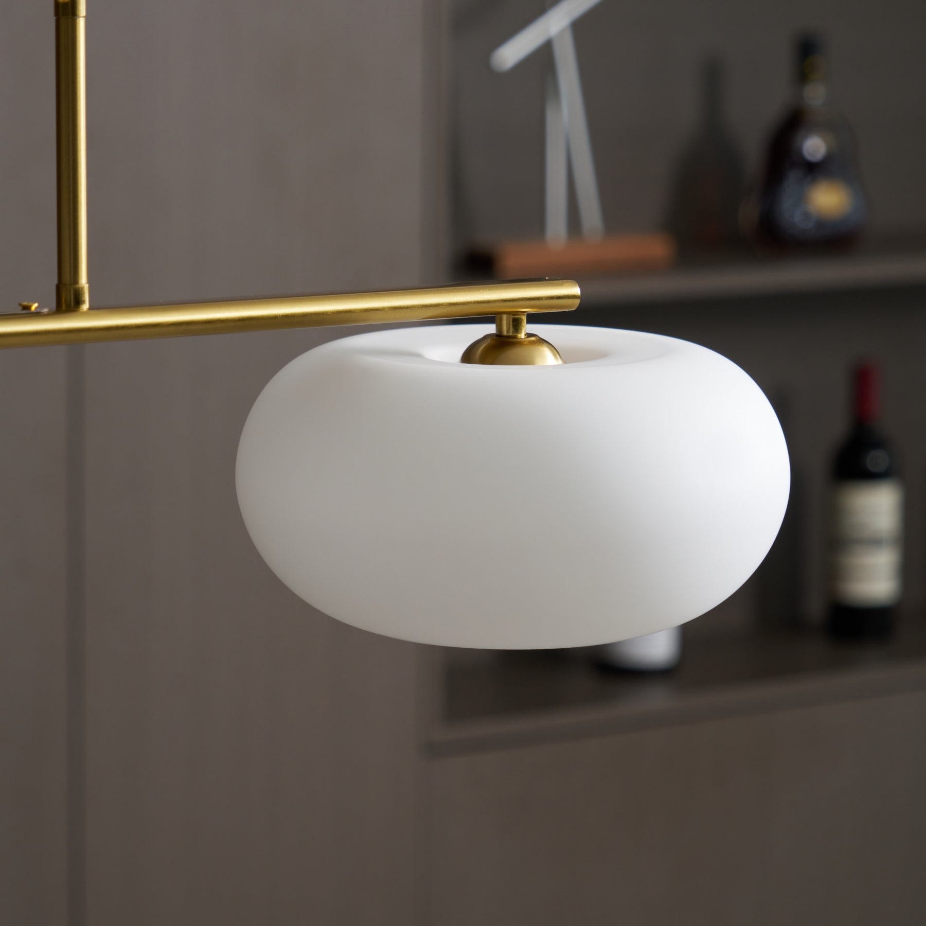 The Solenna Modern Glass Pendant Light
