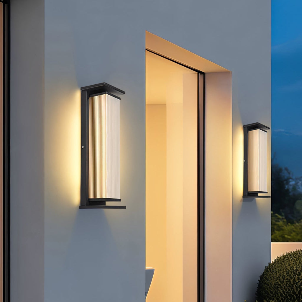 Rectangular Box Outdoor Wall Light