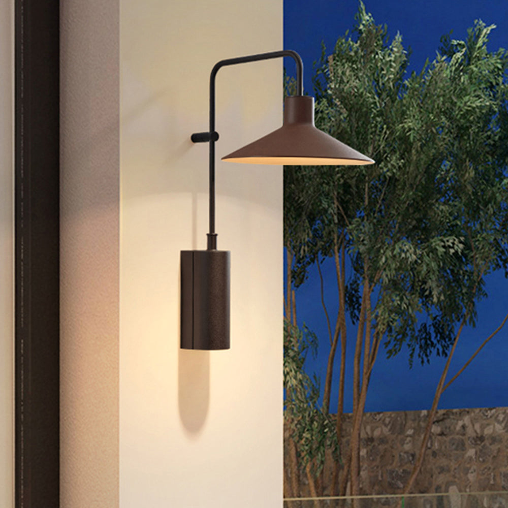 Carins Modern Minimalist Wide Cone Shape IP65 WaterProof Outdoor Light