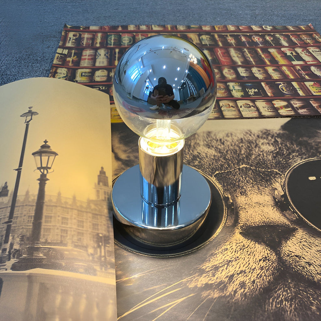 Bonnie Retro Iron Spherical Glass Wall Light