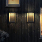 Minimalist Rectangular Glass  IP65 Waterproof Outdoor Wall Light