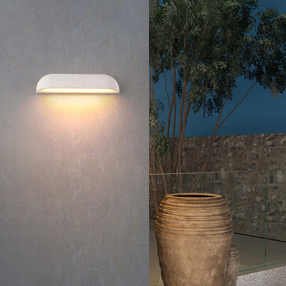 Semi-elliptical Stone IP65 Waterproof Outdoor Wall Light