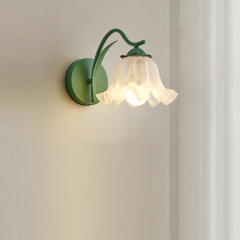 French Flower Acrylic Wall Light