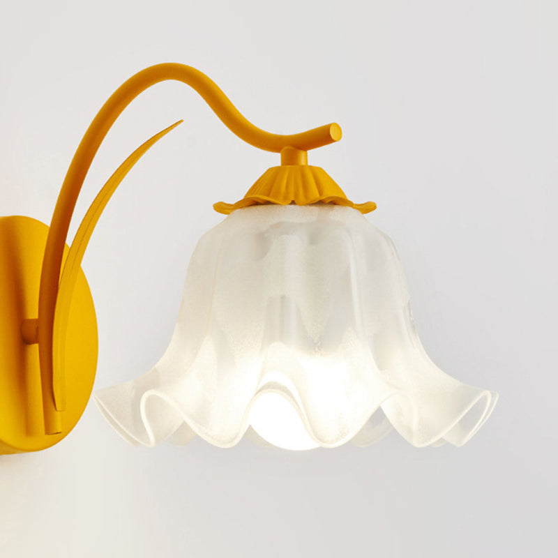 French Flower Acrylic Wall Light