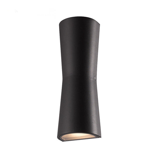 Orr Minimalist Torch Metal Acrylic LED Outdoor Wall Lamp