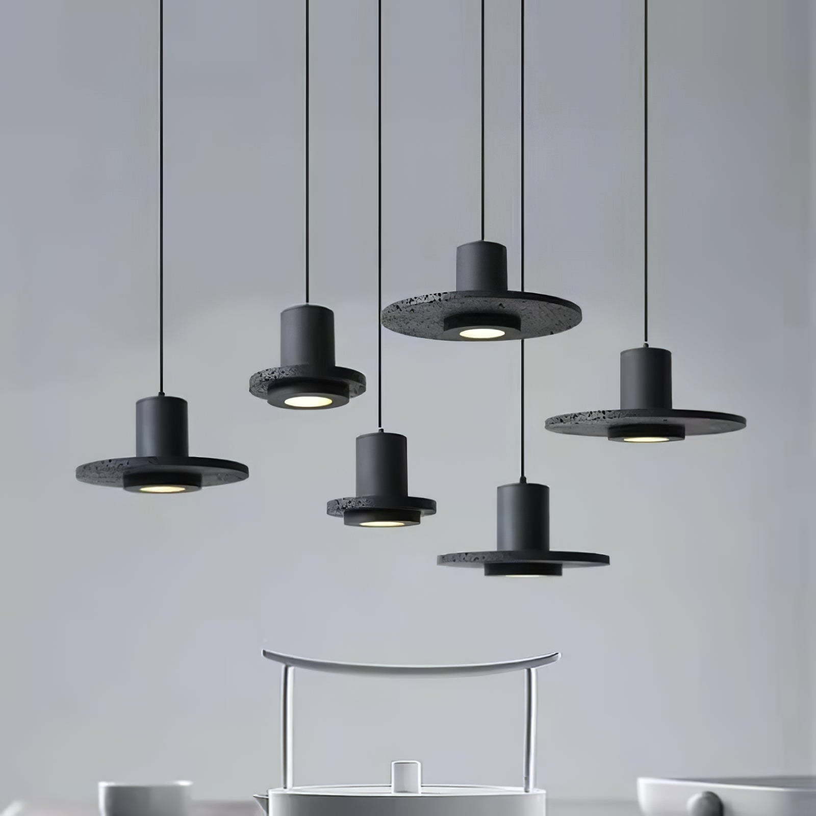 Vulkana Lava Travertine Pendant Light