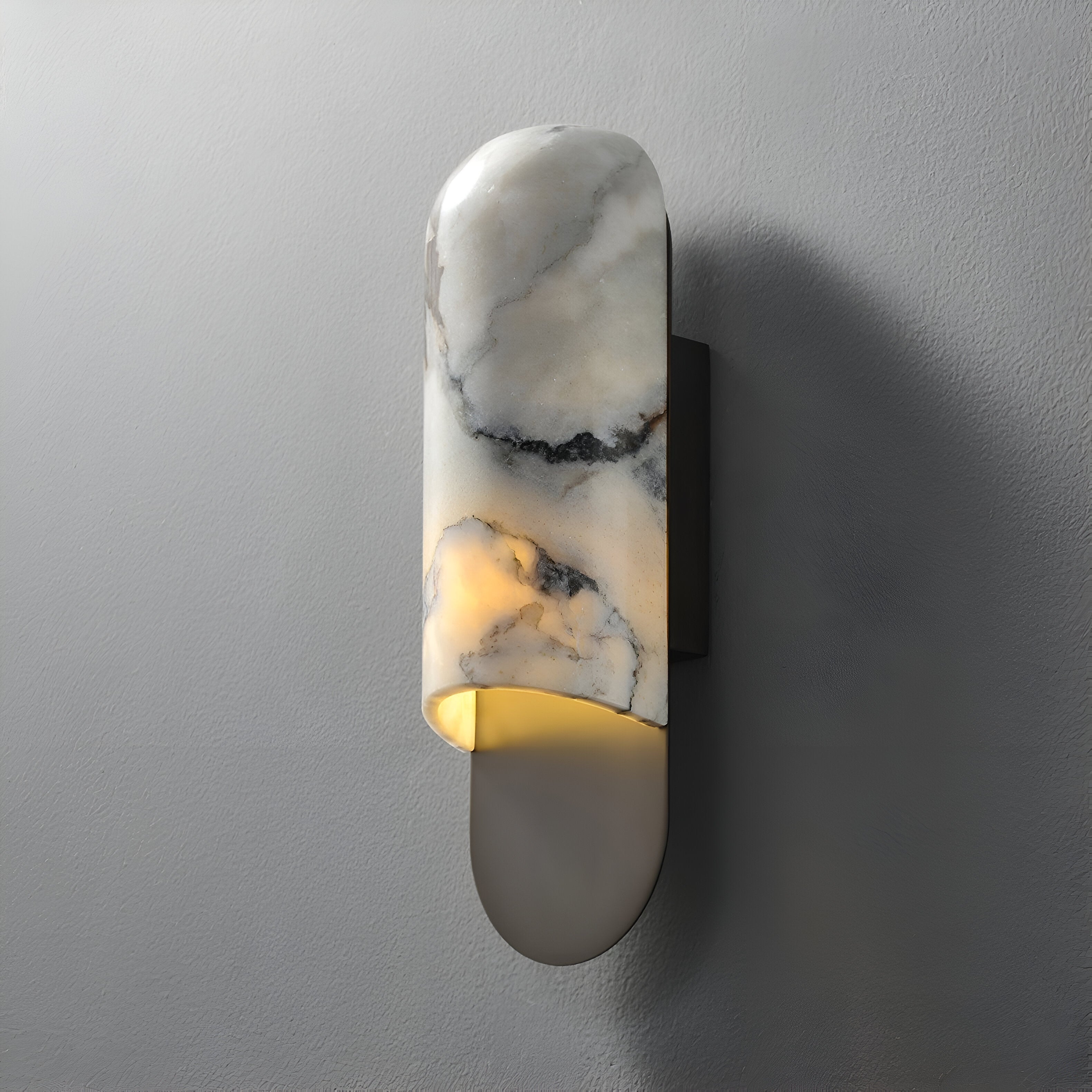 Morwenna Nordic Marble Cave LED Wall Light