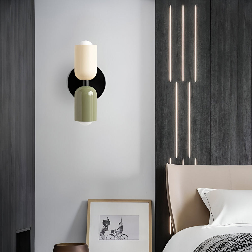 Nordic Colorful Double Head Iron Wall Light