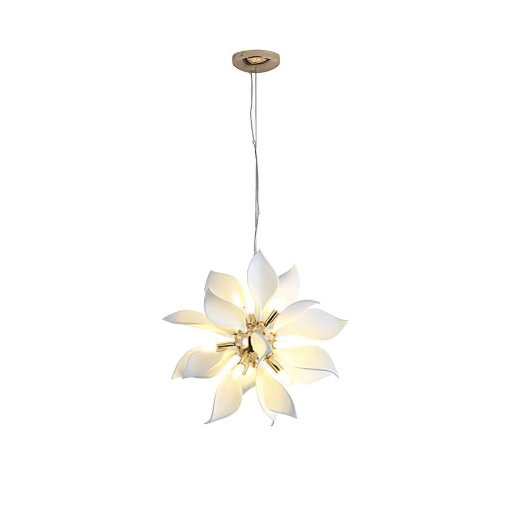 Petaline Bloom Ceramic Floral Pendant Light