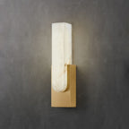 Agatha Modern Artificial Alabaster Minimalist Wall Light