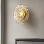 Round Crystal Wall Light