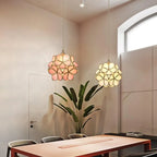 Nordic Handmade Brass Glass Pendant Light