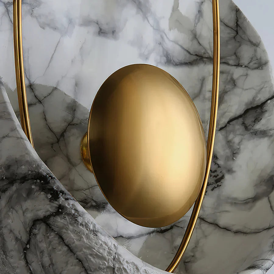 Artisan Shell Resin Wall Light
