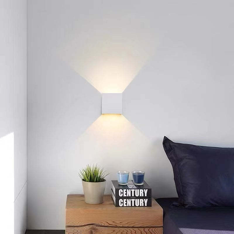 Modern Adjustable Square LED Outdoor Wall Light