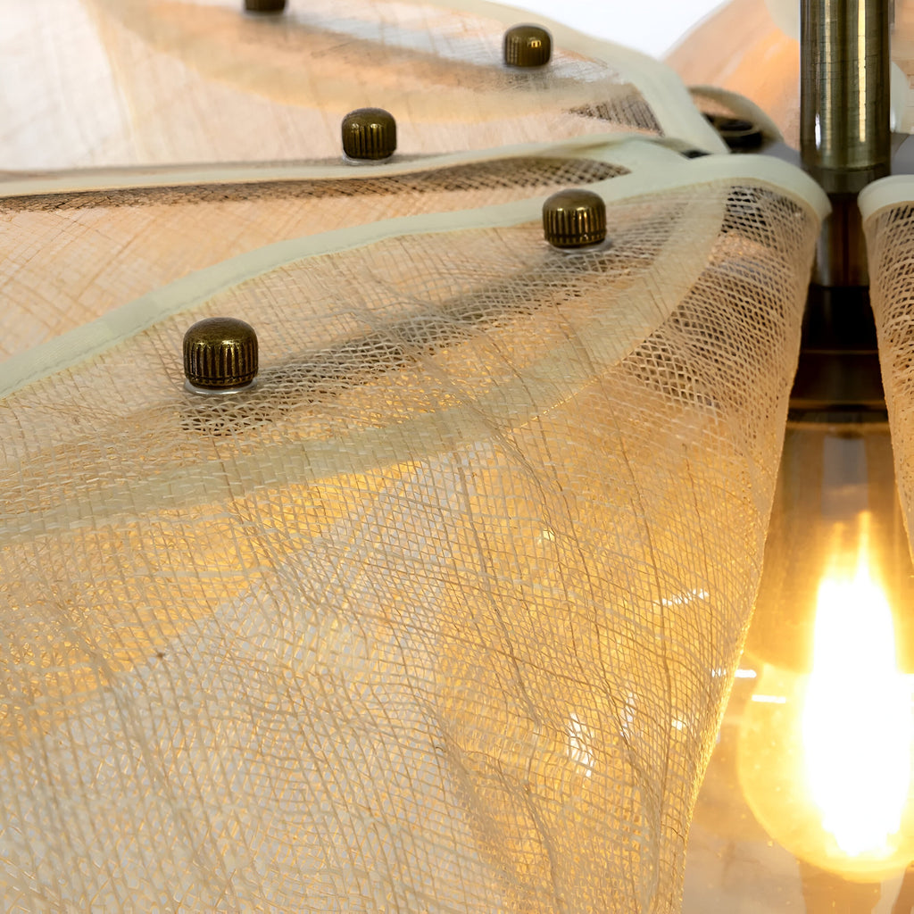 Nordic Fabric Flower Pendant Light