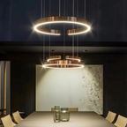 Circular Style Nordic Fused Aluminum Pendant Light