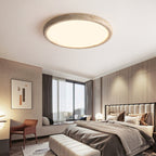 Travertine Japanese Style Round Ceiling Light