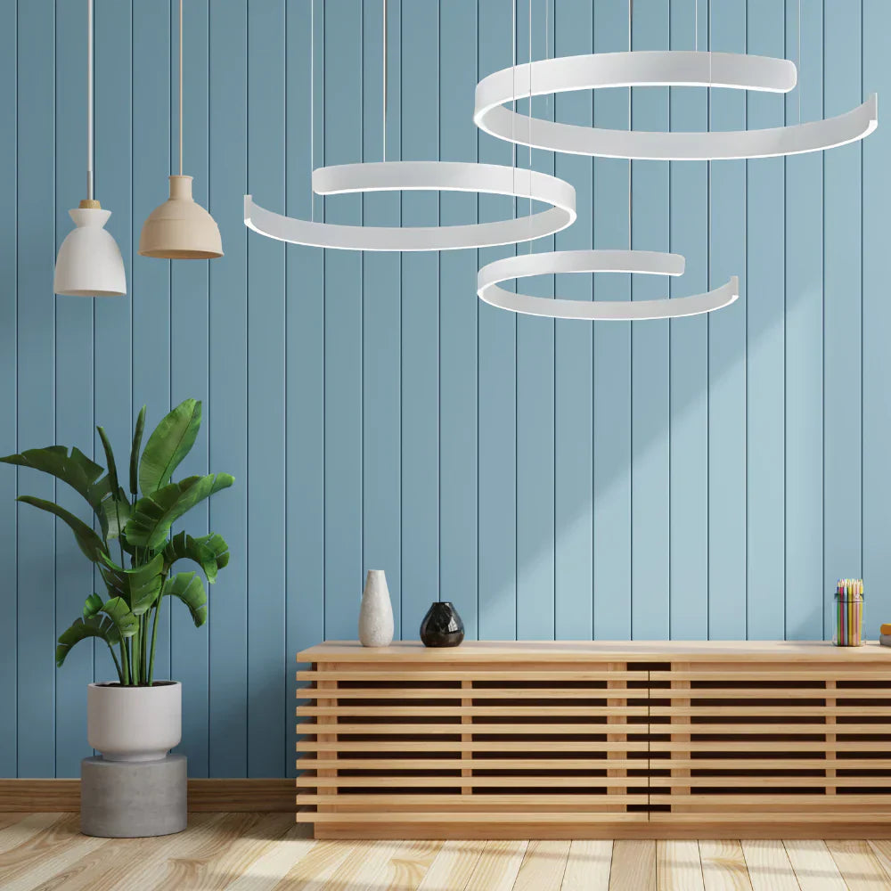 Circular Style Nordic Fused Aluminum Pendant Light