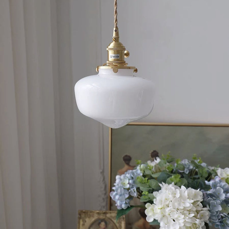Radiant Lantern Retro Glass Pendant Light