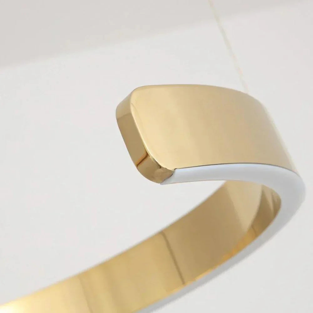 Circular Style Nordic Fused Aluminum Pendant Light