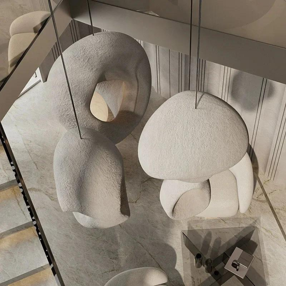 The Radiance of Silence Stone Pendant Light
