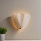 Skirt Series Retro Colored Glass Skirt Shell Wall Light