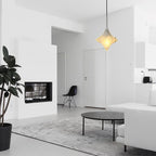 Lyra Star Modern Glass Pendant Light
