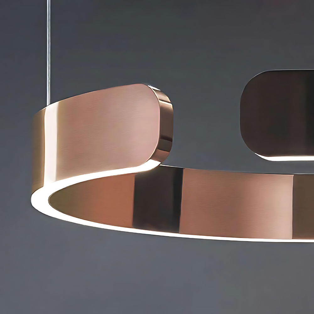 Circular Style Nordic Fused Aluminum Pendant Light
