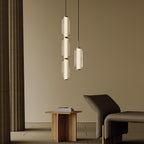 Elma Linear Striped Glass LED Pendant Light