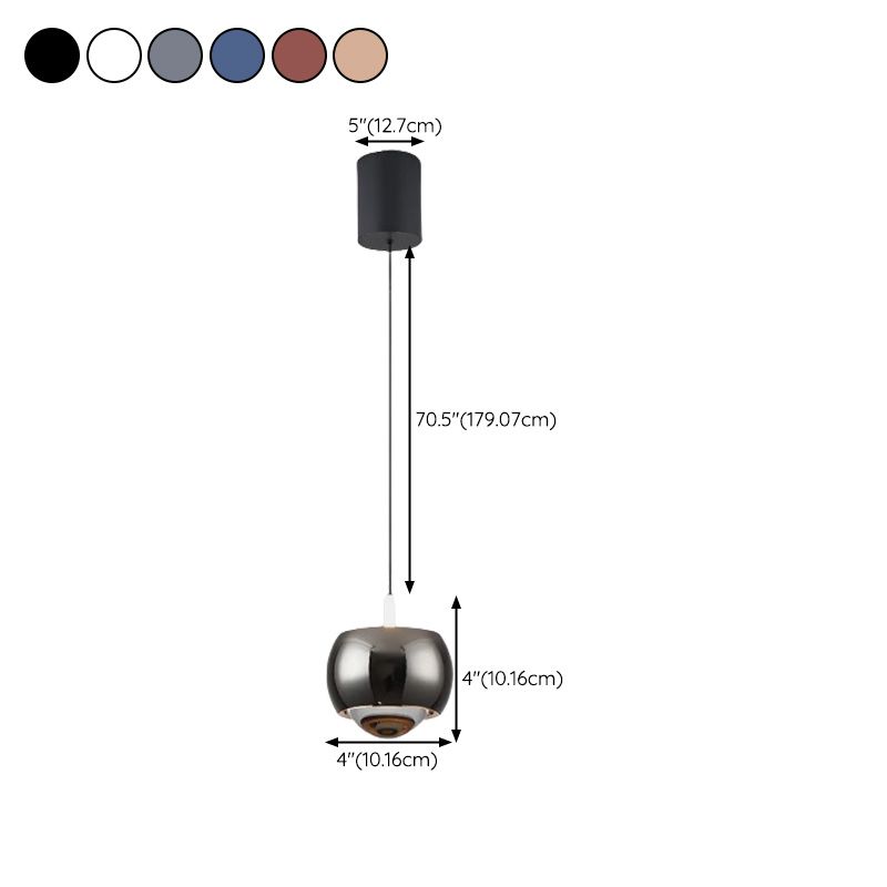 Modern Aluminum Light Ball LED Pendant Light