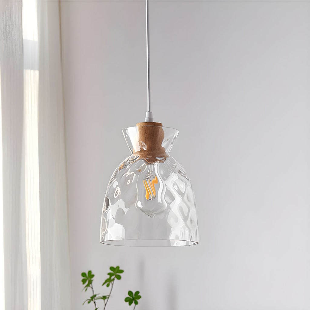Dane Nordic Clear Glass Pendant Light