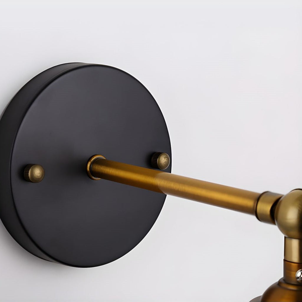 Retro Industrial Style Metal Saucer Shade Wall Light