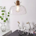 Dane Nordic Clear Glass Pendant Light
