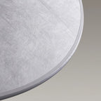 Japandi White Silk Fabric Minimalist Pendant Light