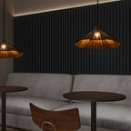 Sora Cone Wabi-Sabi Wood Pendant Light