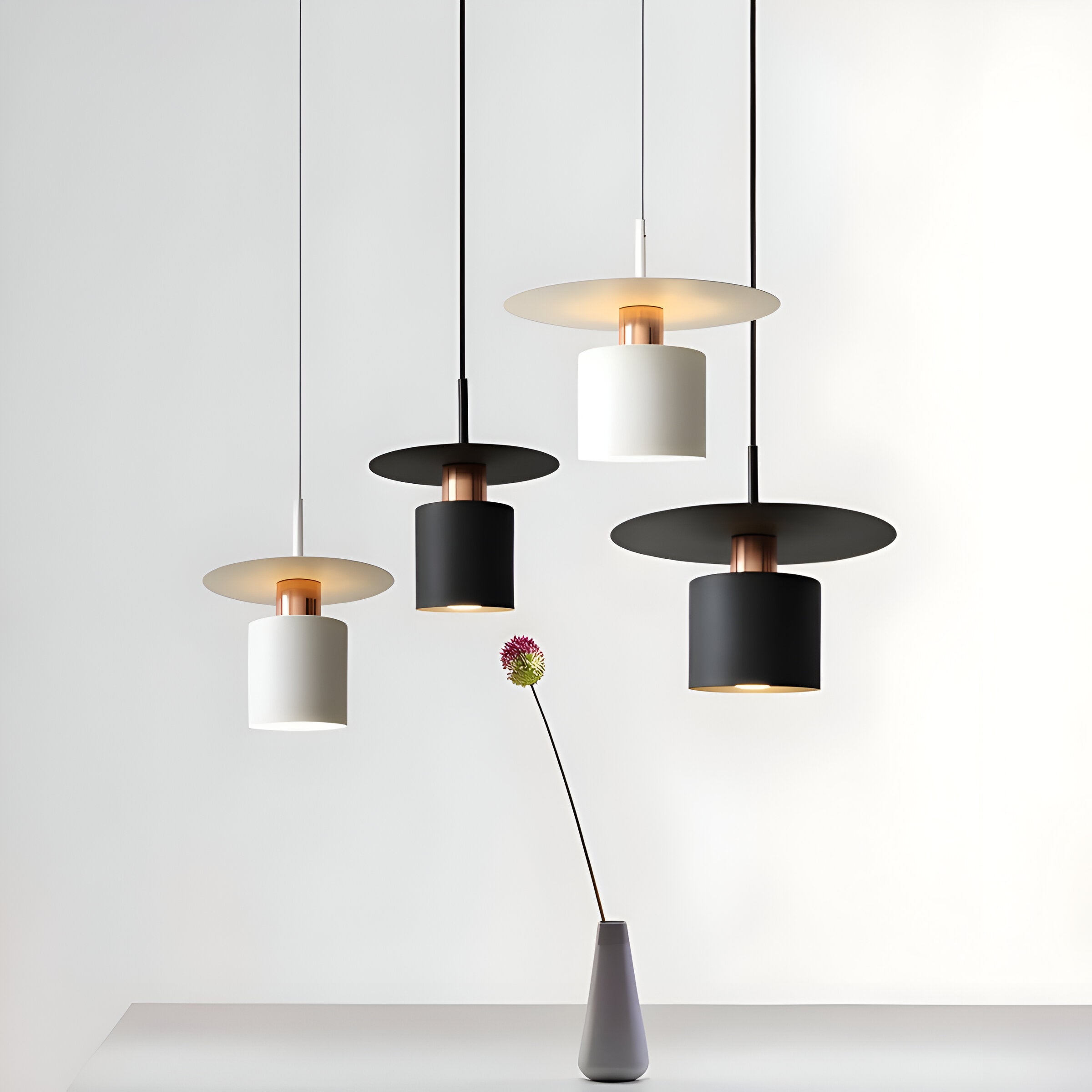 Nordic Flying Saucer Round Pendant Light