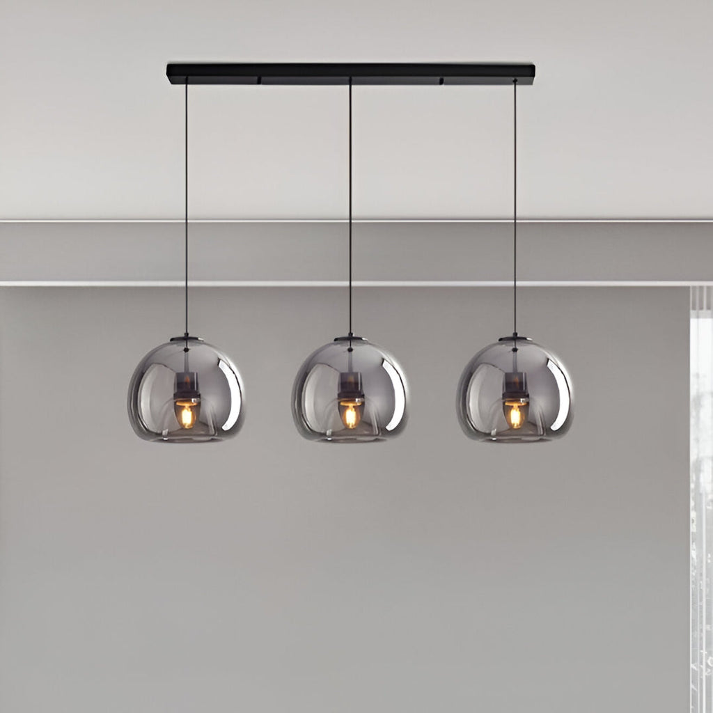 Nordic Minimalist Glass Stone LED Pendant Light