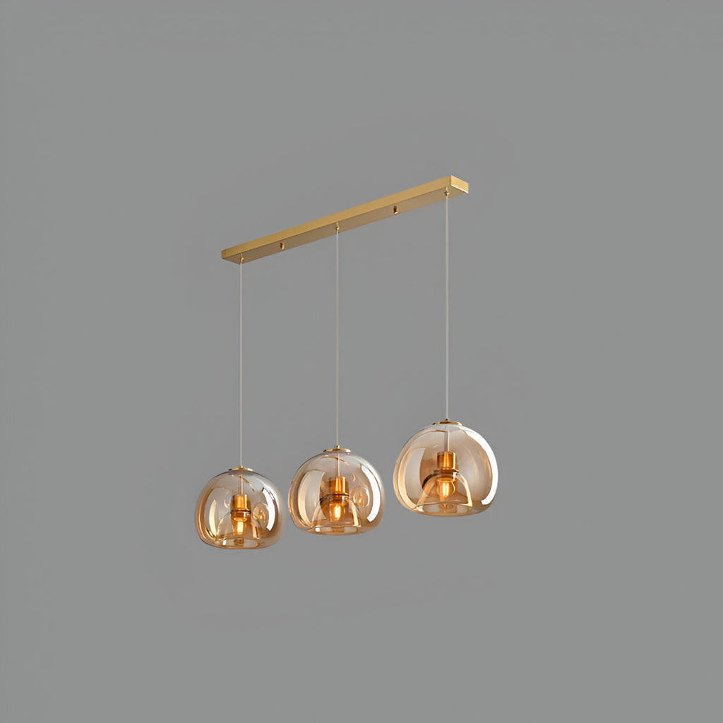 Nordic Minimalist Glass Stone LED Pendant Light