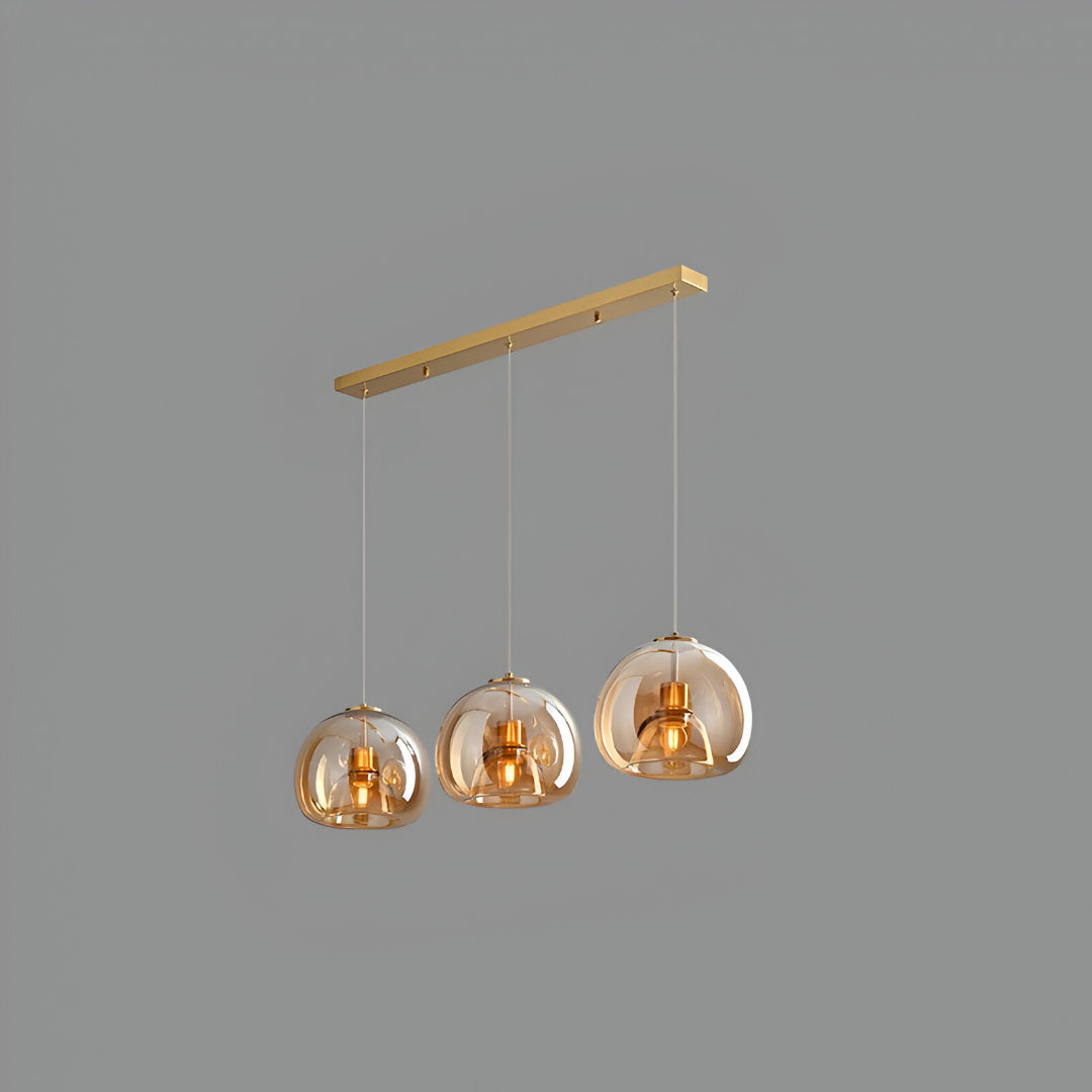Nordic Minimalist Glass Stone LED Pendant Light