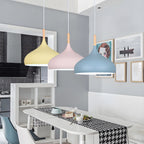 Nordic Wood Macaroon Pendant Light