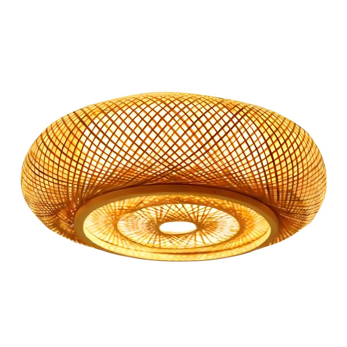 Muto Handmade Rattan Ceiling Light