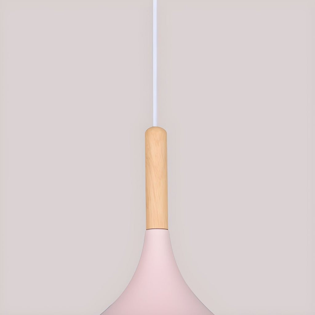 Nordic Wood Macaroon Pendant Light