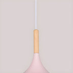Nordic Wood Macaroon Pendant Light